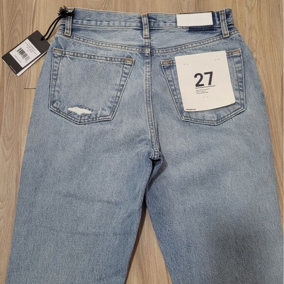 RE/DONE 70s High Rise Skinny Boot in Opal Indigo Size 27 - Picture 5 of 12